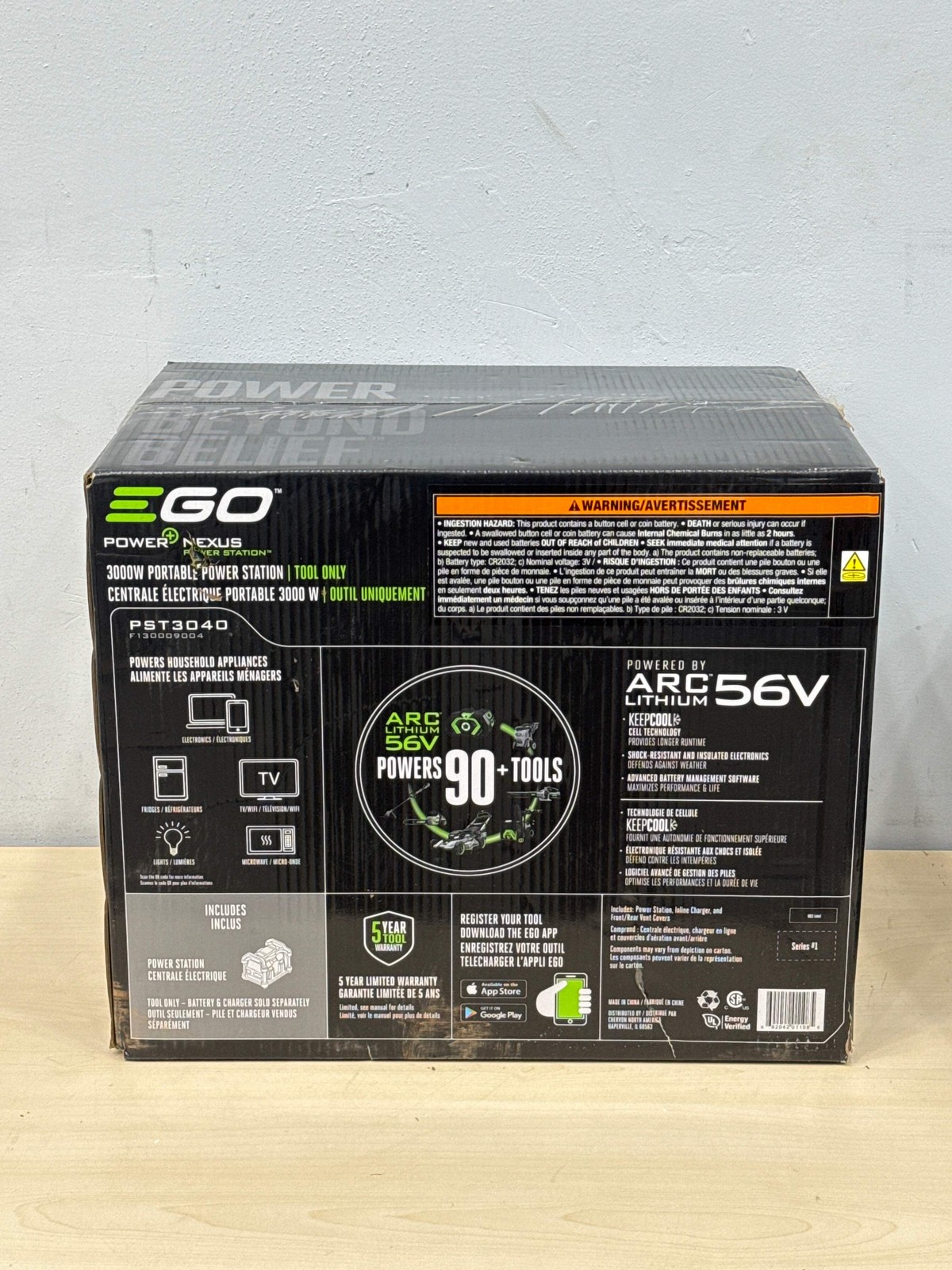 EGO PST3040 Nexus Portable Power Station 3000W 120V AC Brand New