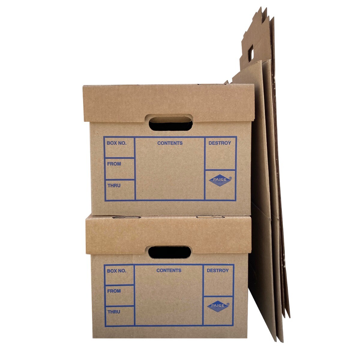 UBMOVE File Moving Boxes 200# Strength, Small, 15″ x 12″ x 10″ , 4 Pack