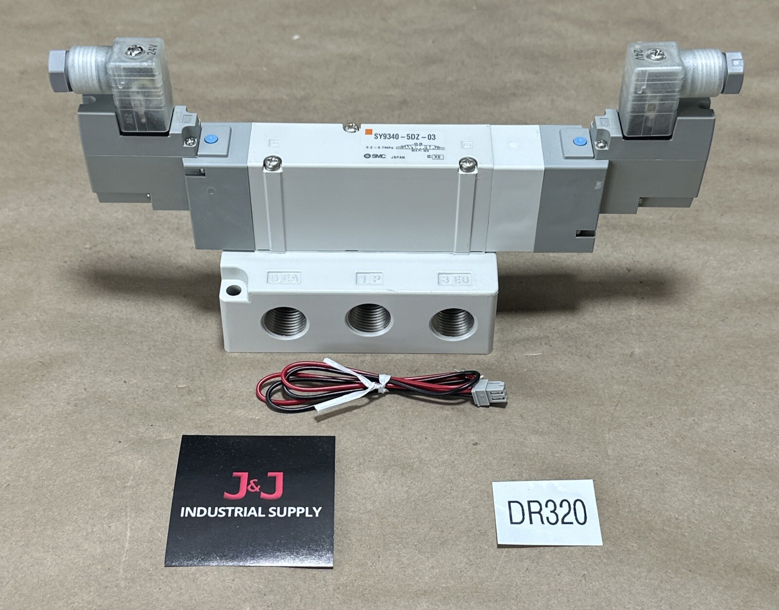 NEW NO BOX- SMC SY9540-3LZ-03T Solenoid Directional Valve 0.2~0.7MPa || WARRANTY