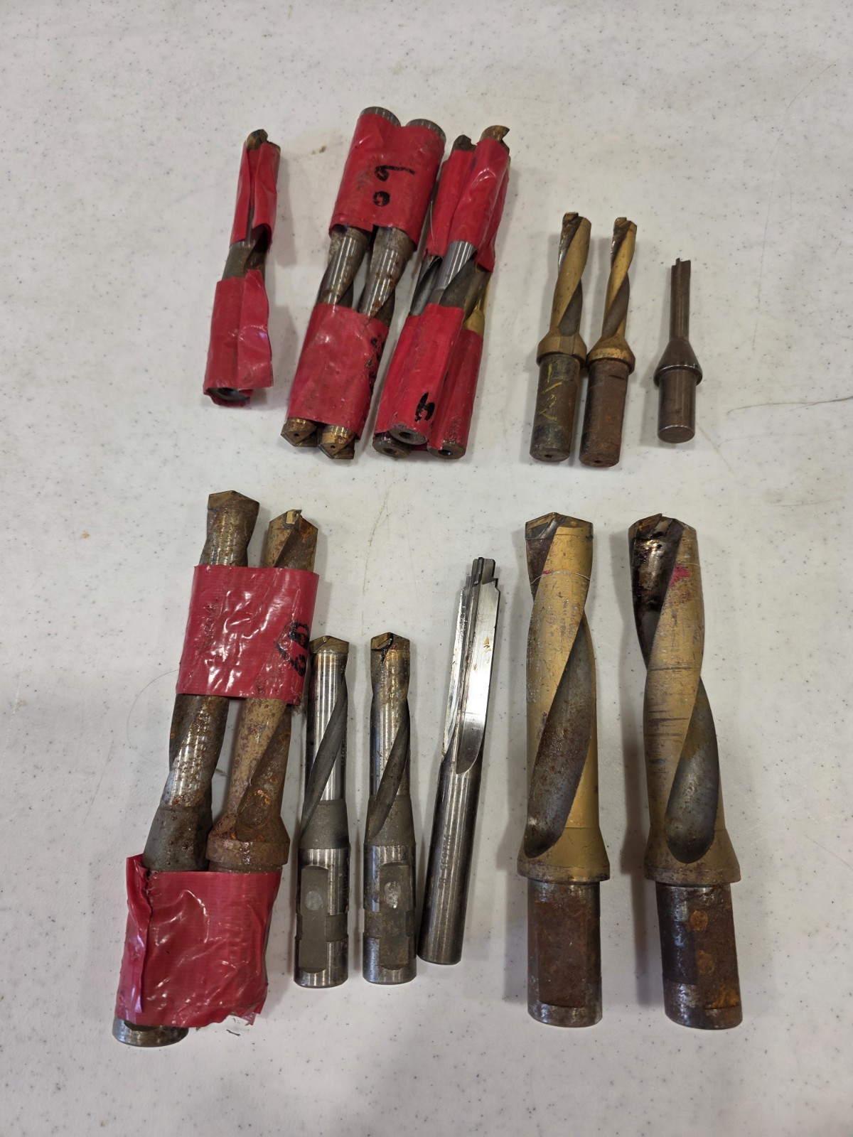 Lot Of (16) Various Sandvik & Dijet Indexable Carbide Drills, Coolant Thru