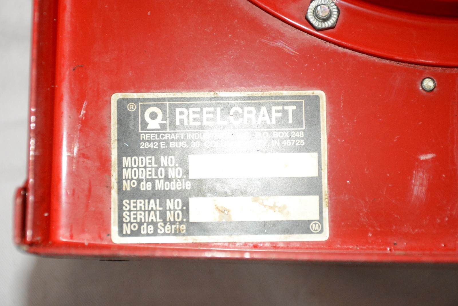 Reelcraft 159663 Hose Reel – Red WITH 25 FEET HOSE (READ DESCRIPTION)