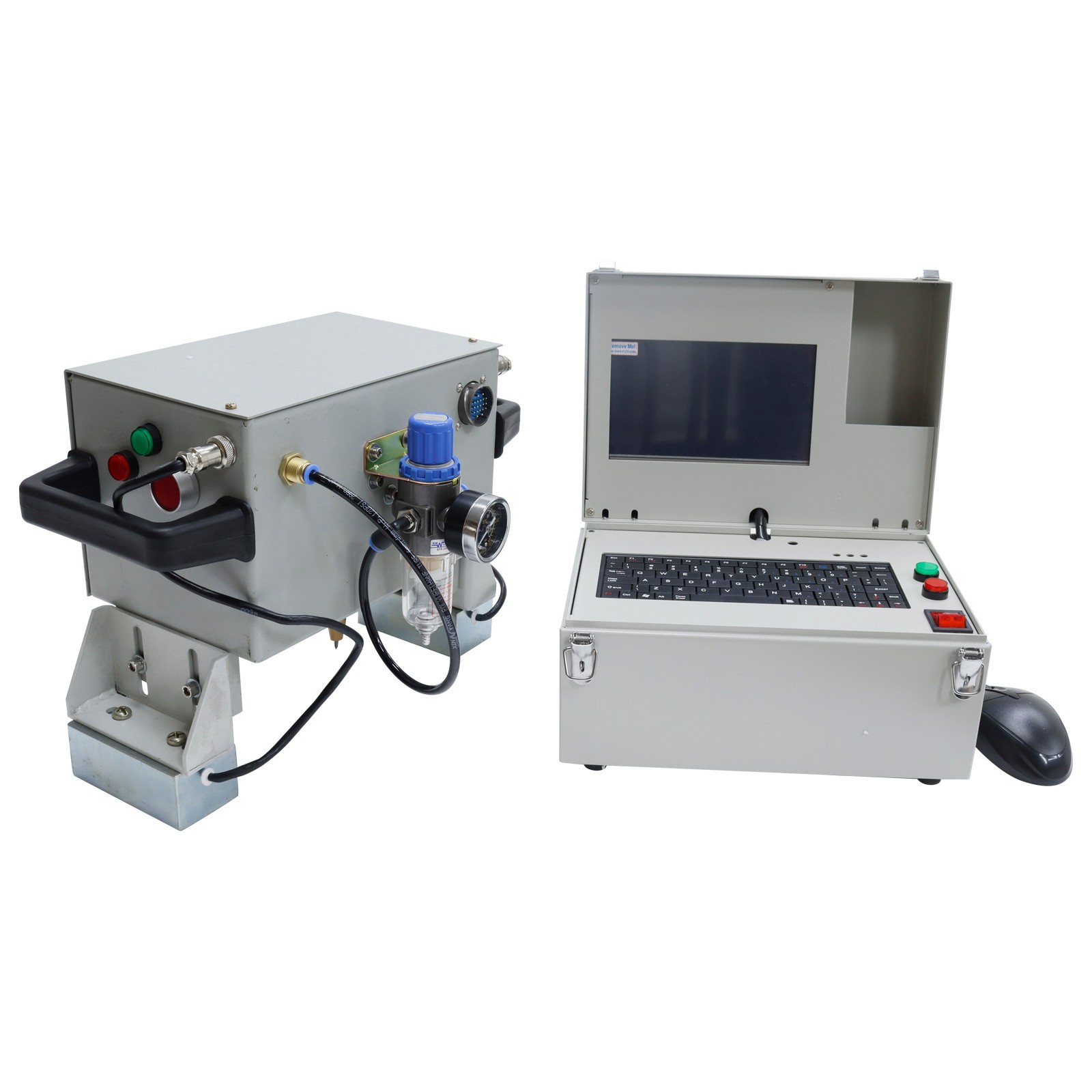 110V300W Metal Marking Engraving Machine5.1×1.9in Markingsize Pneumatic Engraver