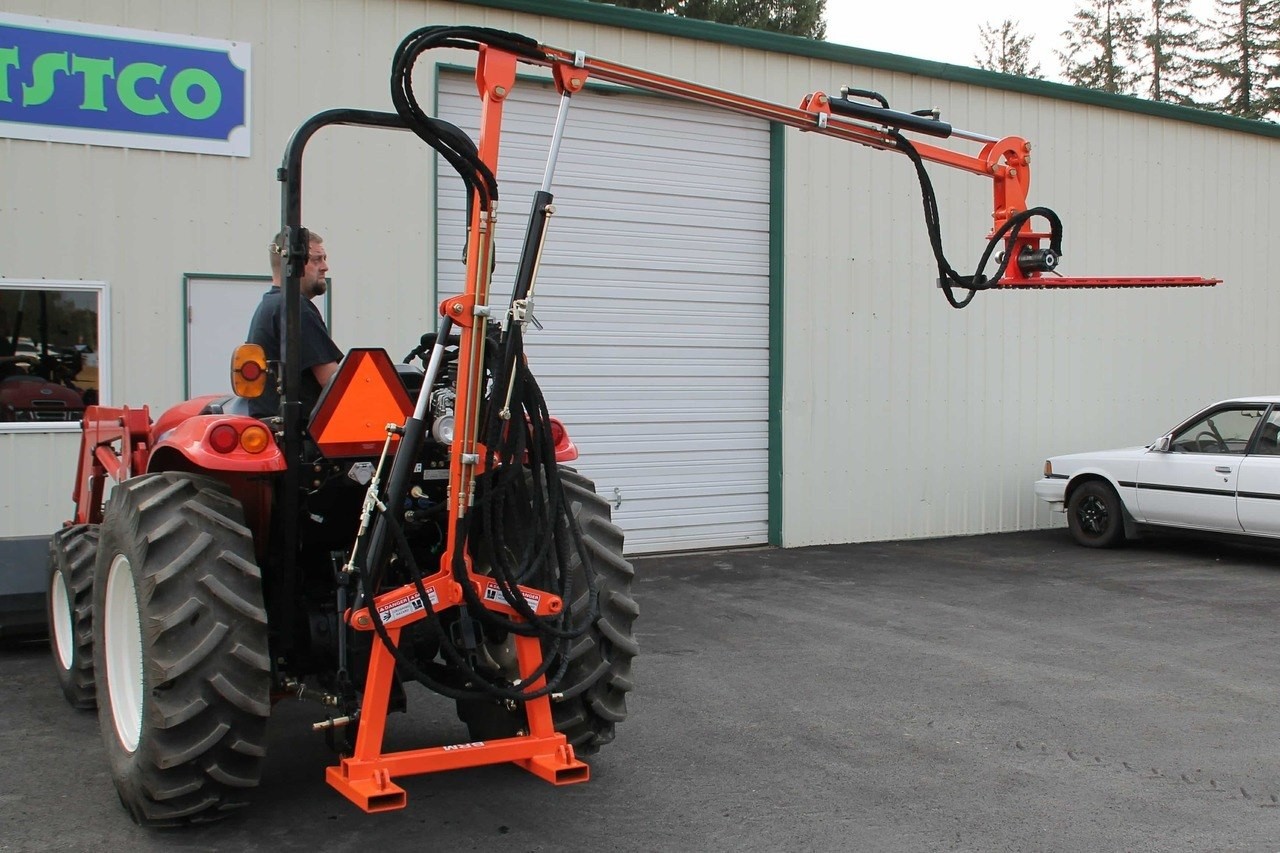 Hydraulic Boom with 5′ Sickle Brush Mower, FH-BRM150
