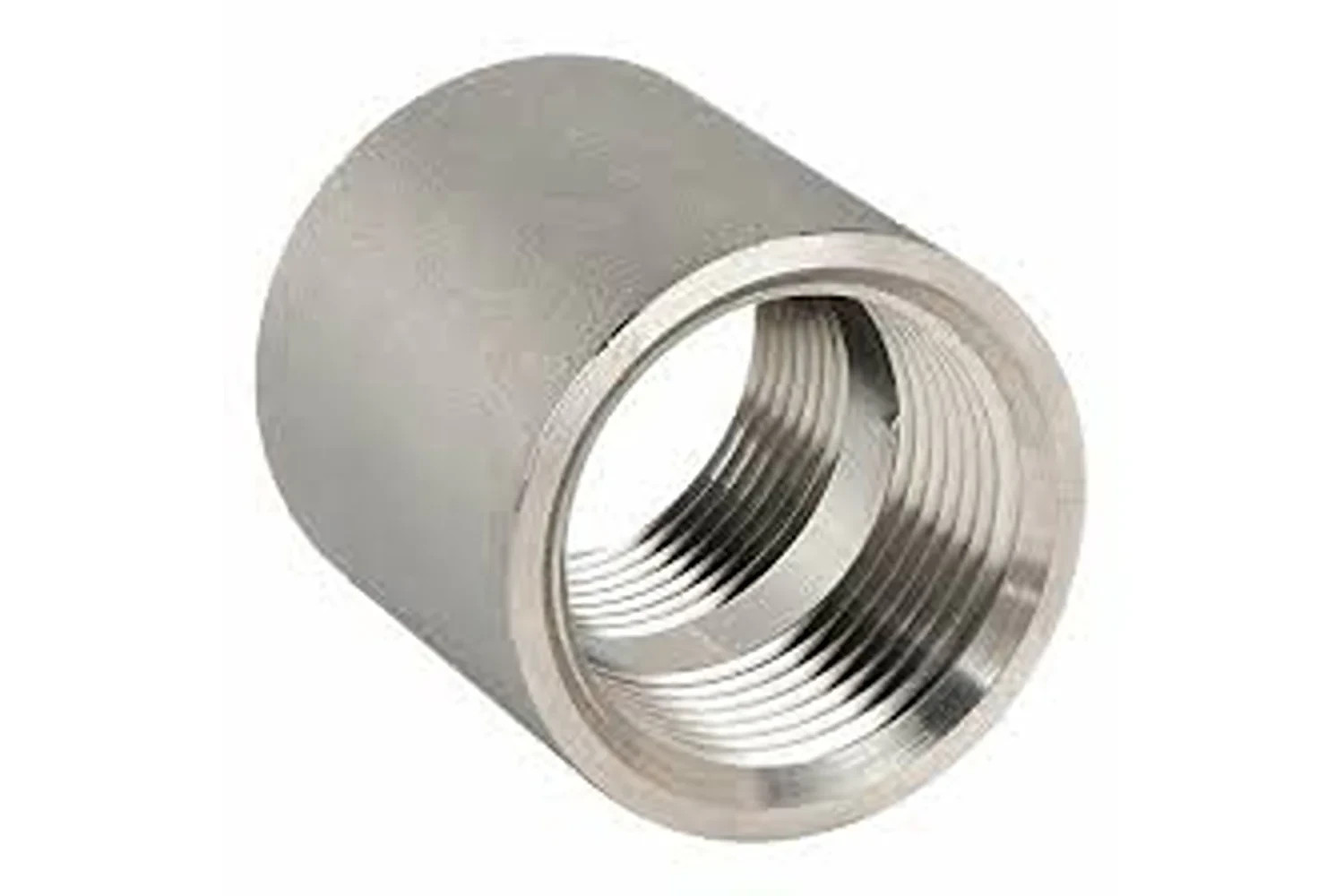 Full Coupling 3″ 150 LB. Threaded 316-SS Stainless Steel Pipe Fitting