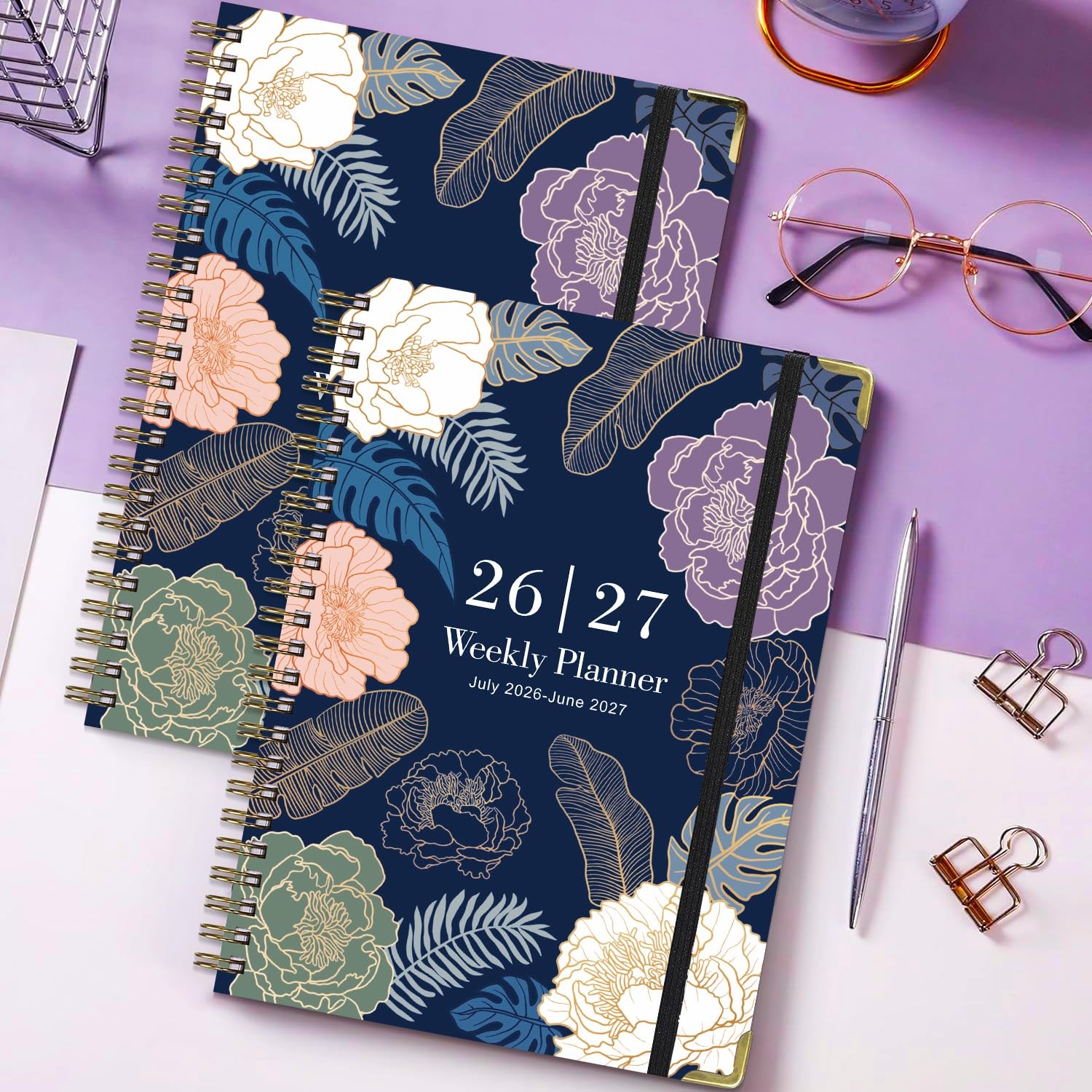 Planner 2026-2027,Agenda 2026-2027, July 2026 to June 2027 Monthly Weekly