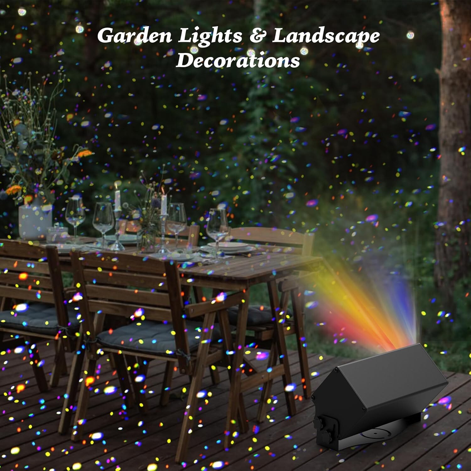 Outdoor RGB Firefly Laser Lights Projector Moving IP67 for Home Garden Patio New