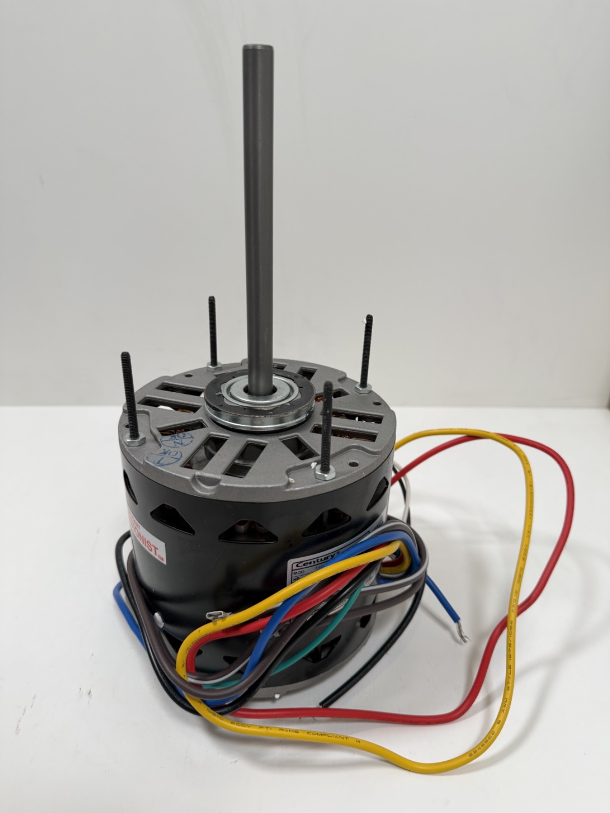 Century Fd1056 Motor Psc 1/2 Hp 1075 208-230V 48Y 3 Speed PSC Air Over
