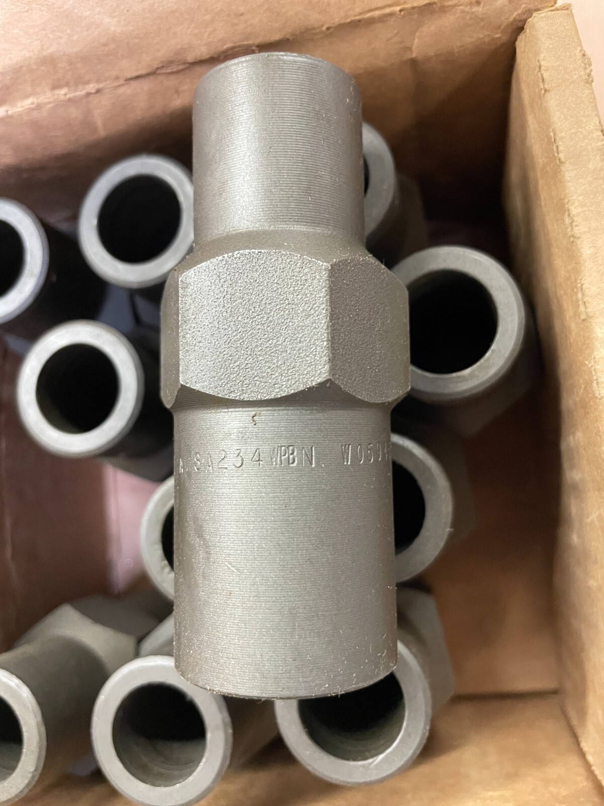 SWAGE NIPPLE 1″ x 3/4″ Schedule 80 Concentric Plain Both End A234 WPBN SP95 USA