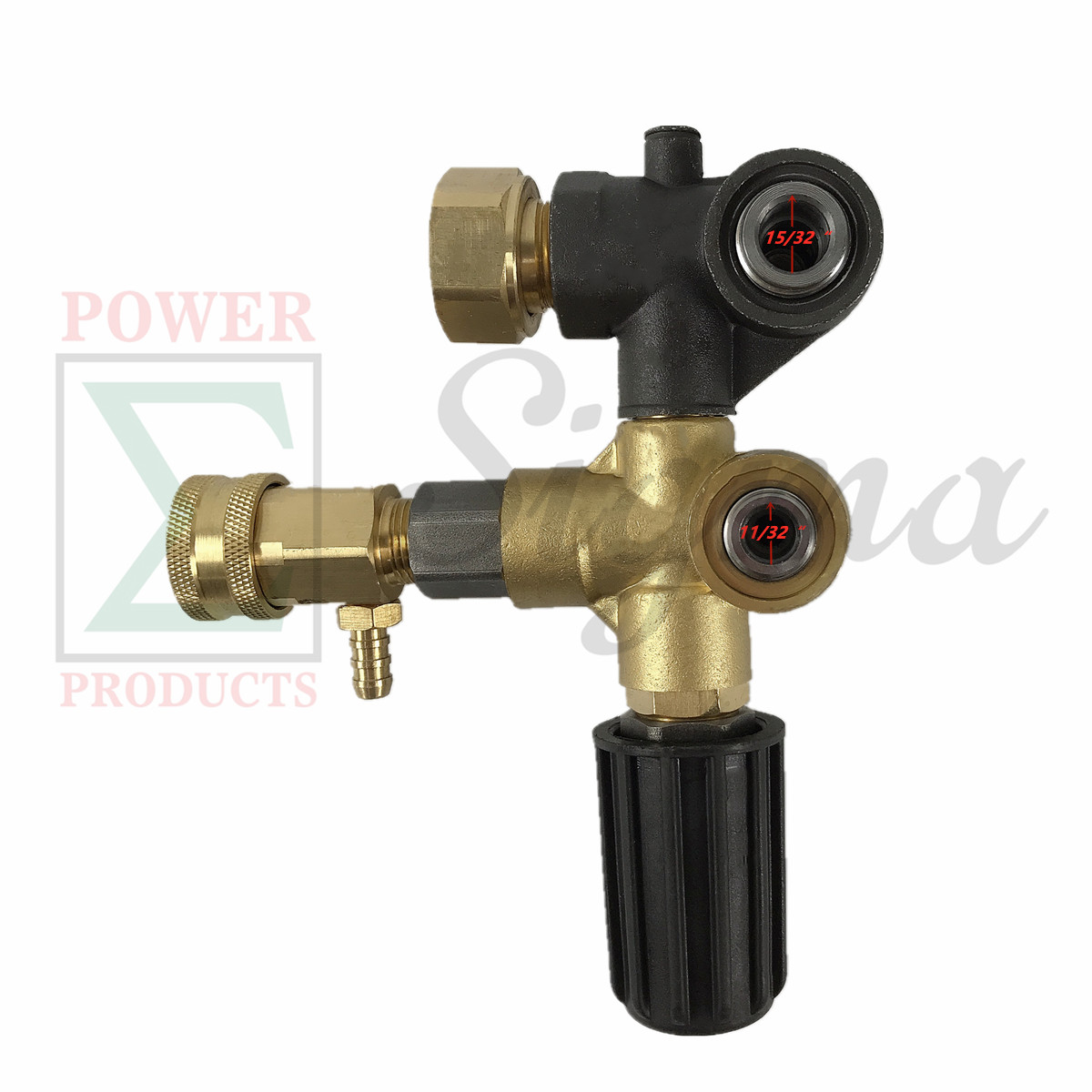 Sigma Bolt On Unloader W/ Injector 8-0635 For Mi-T-M 8-0632 Pressure Washer Pump