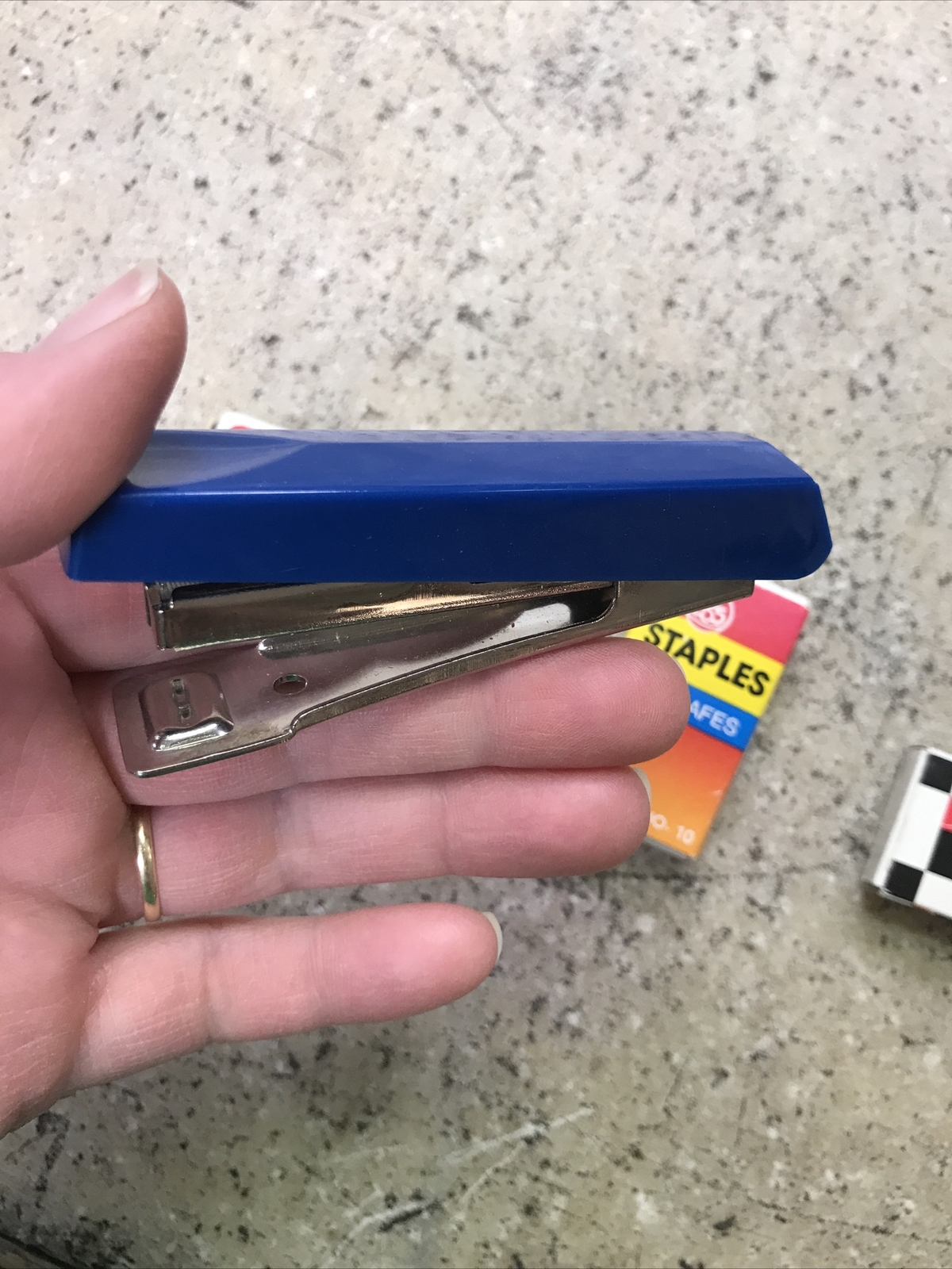 Vintage Swingline? Tot Animal Club Made In Hong Kong & Blue Mini Stapler Staples