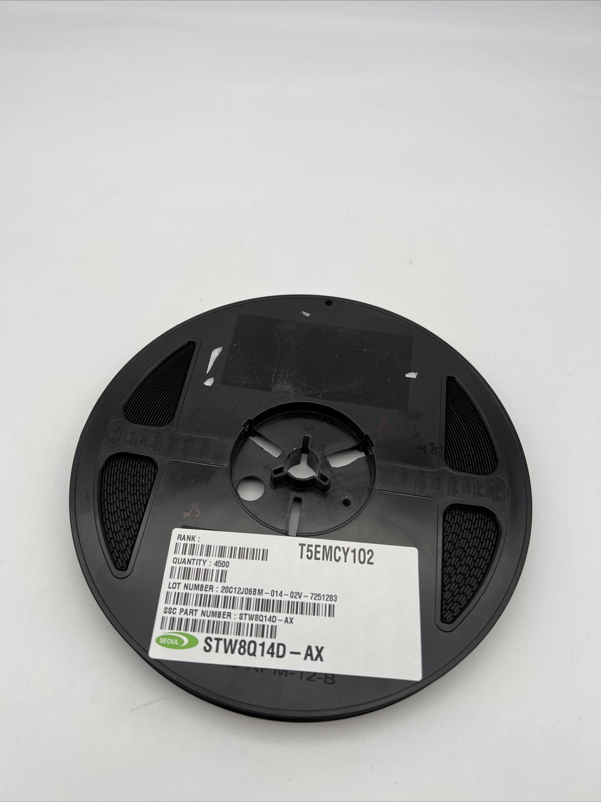 4500 Reel of Seoul STW8Q14D-AX Mid-Power LED Top View White Q14 Tape Reel