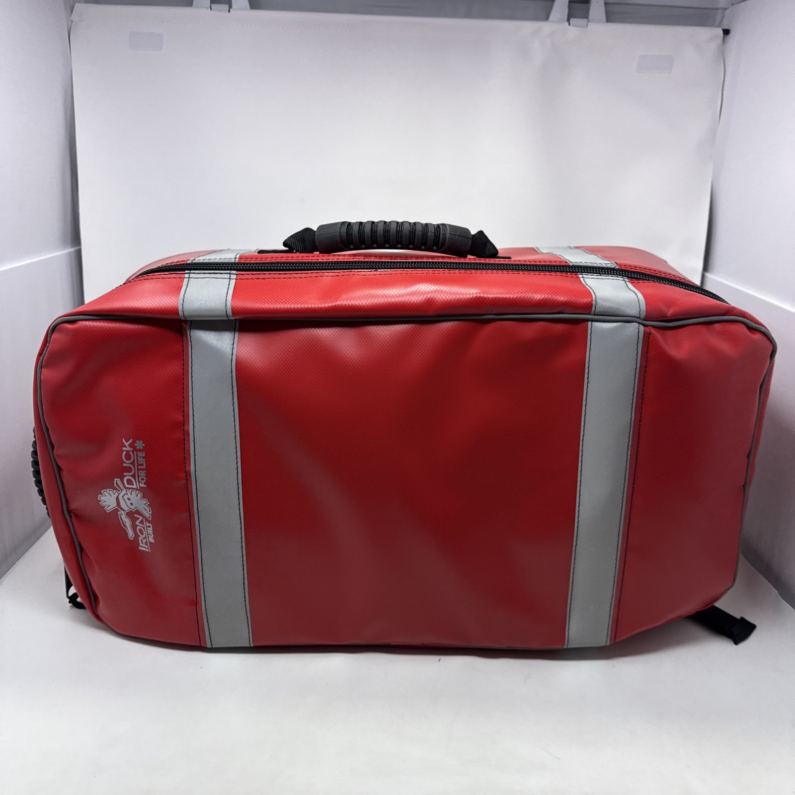 Iron Duck Lucas 2 Red BLS Backpack First Responders EMT Medical Trauma Bag READ!