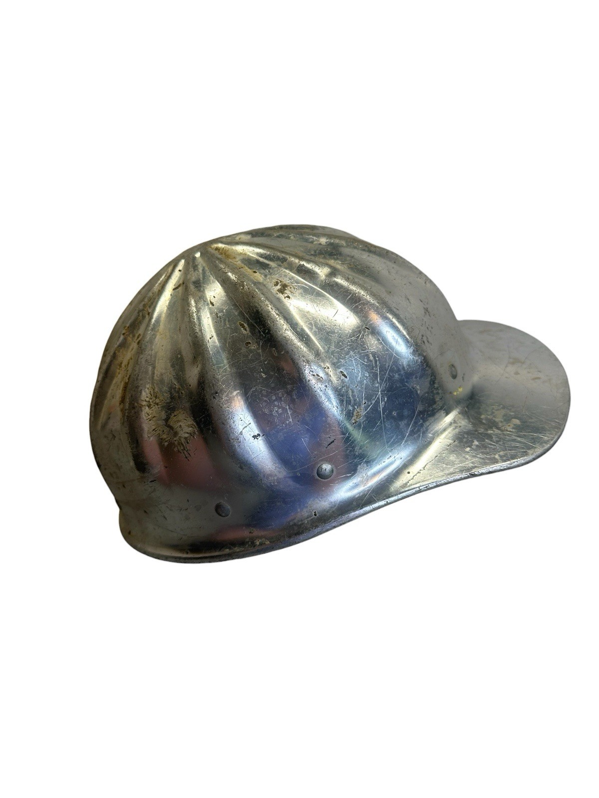 Vintage Fibre Metal Superlite Hard Hat Aluminum Safety Helmet USA