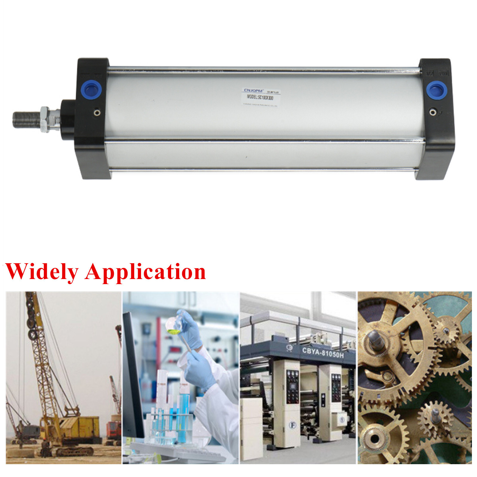 SC 100×300 Air Cylinder Pneumatic Buffer Standard Cylinder Single Rod
