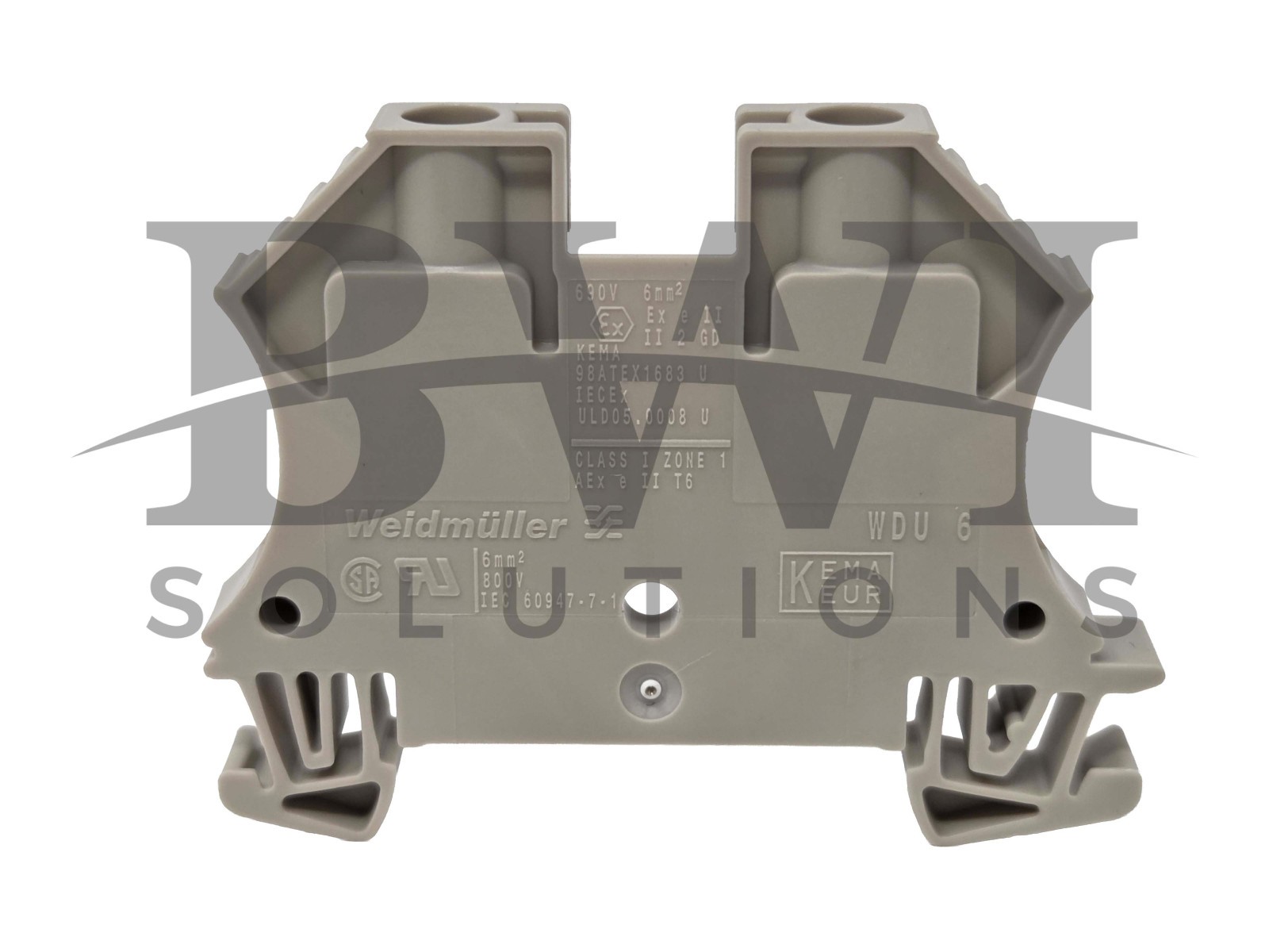 NEW Weidmuller 1020200000 Feed-Through Terminal Block WDU 6 Dark Beige Lot of 23