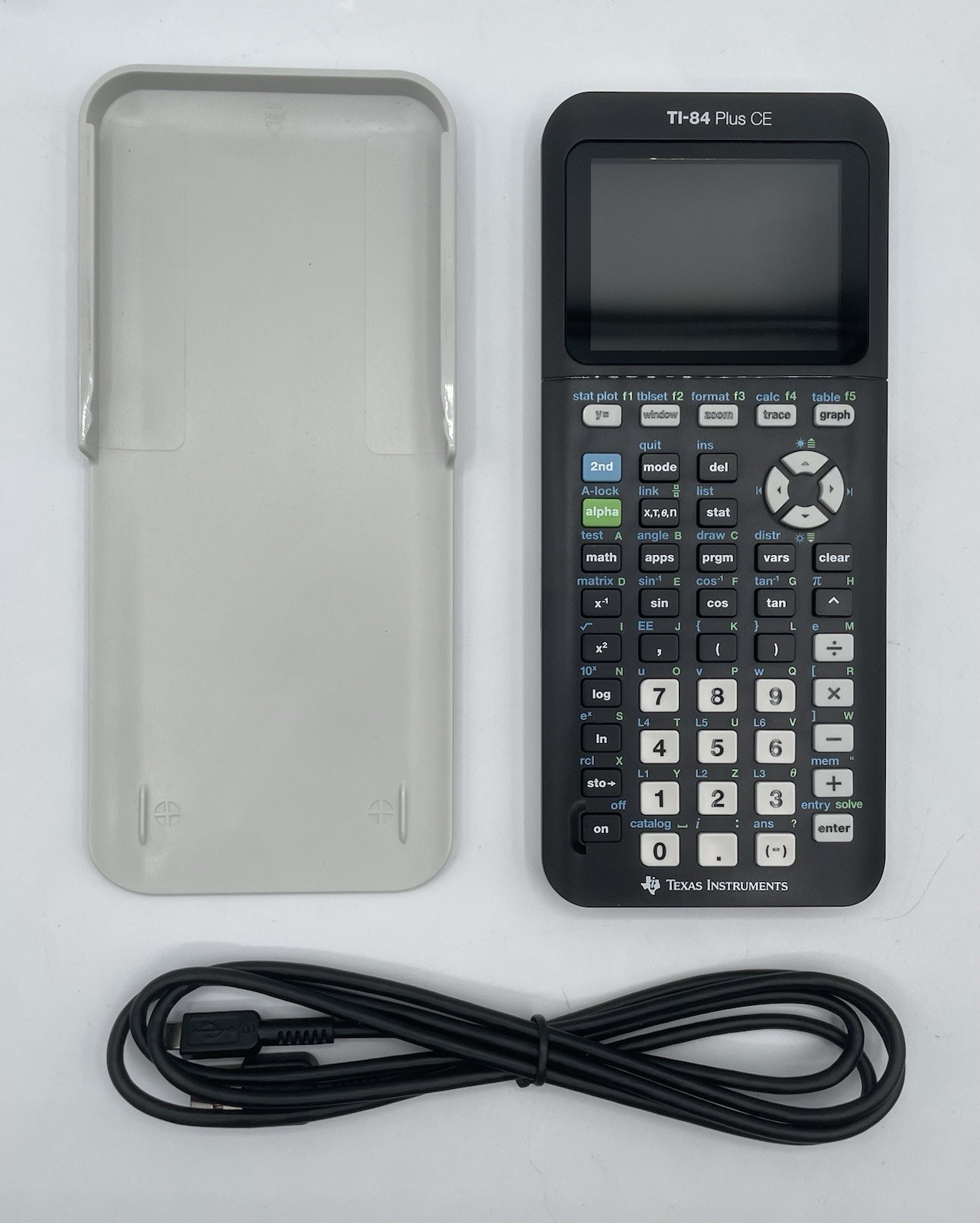 Texas Instruments TI-84 Plus CE Graphing Calculator – Black (Python) – Used