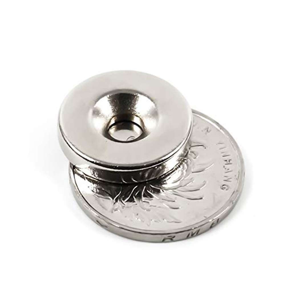 Lot Countersunk Ring Round Disc Strong Neodymium Magnets Rare Earth with Hole US