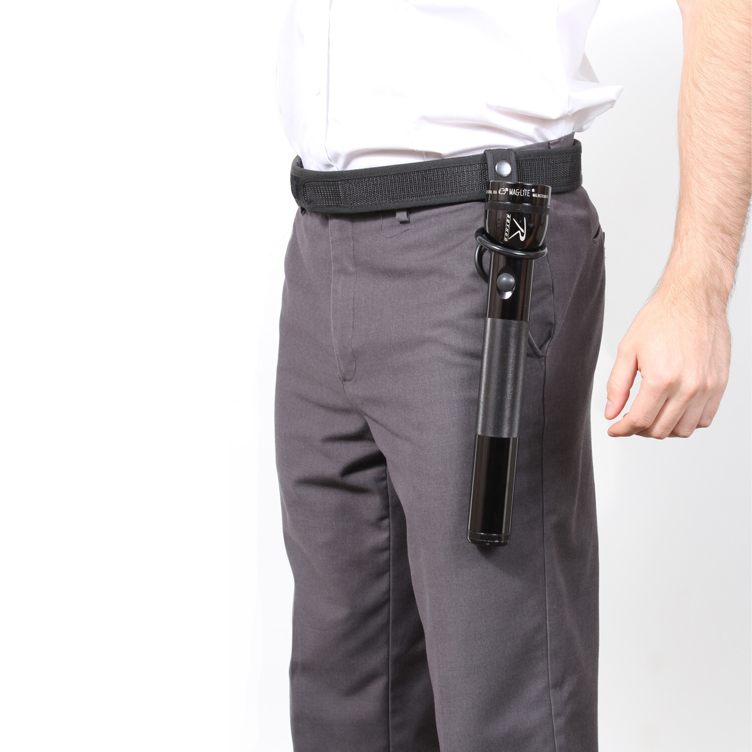 Two Ring Item & Flashlight Holder – Fits Duty Belts Up To 2.25 Inches Wide