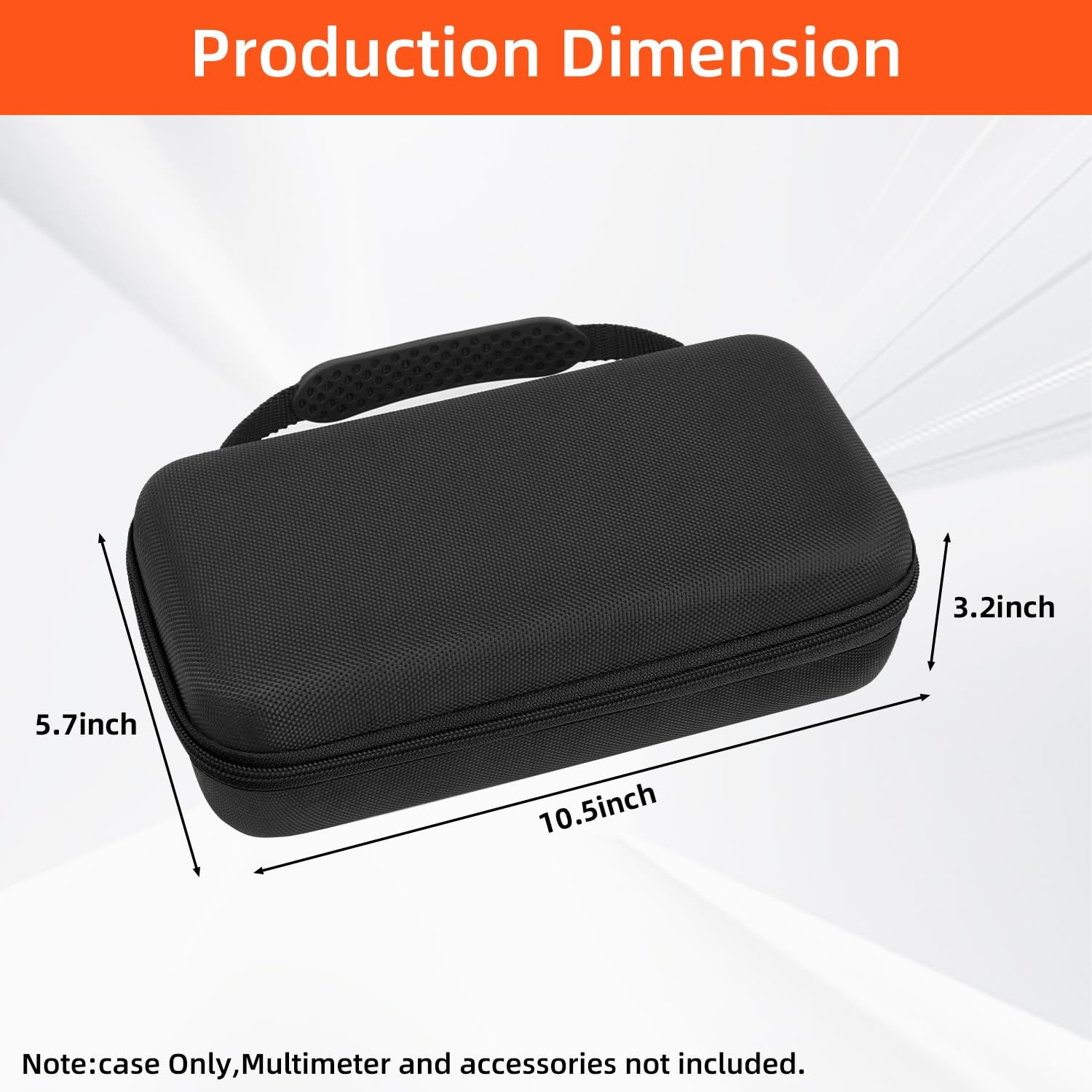 Carrying Case for Fluke1587 FC/ 87V/ 87V Max/ 88V/ 15B+/ 17B+/ 1503/1507/1508…