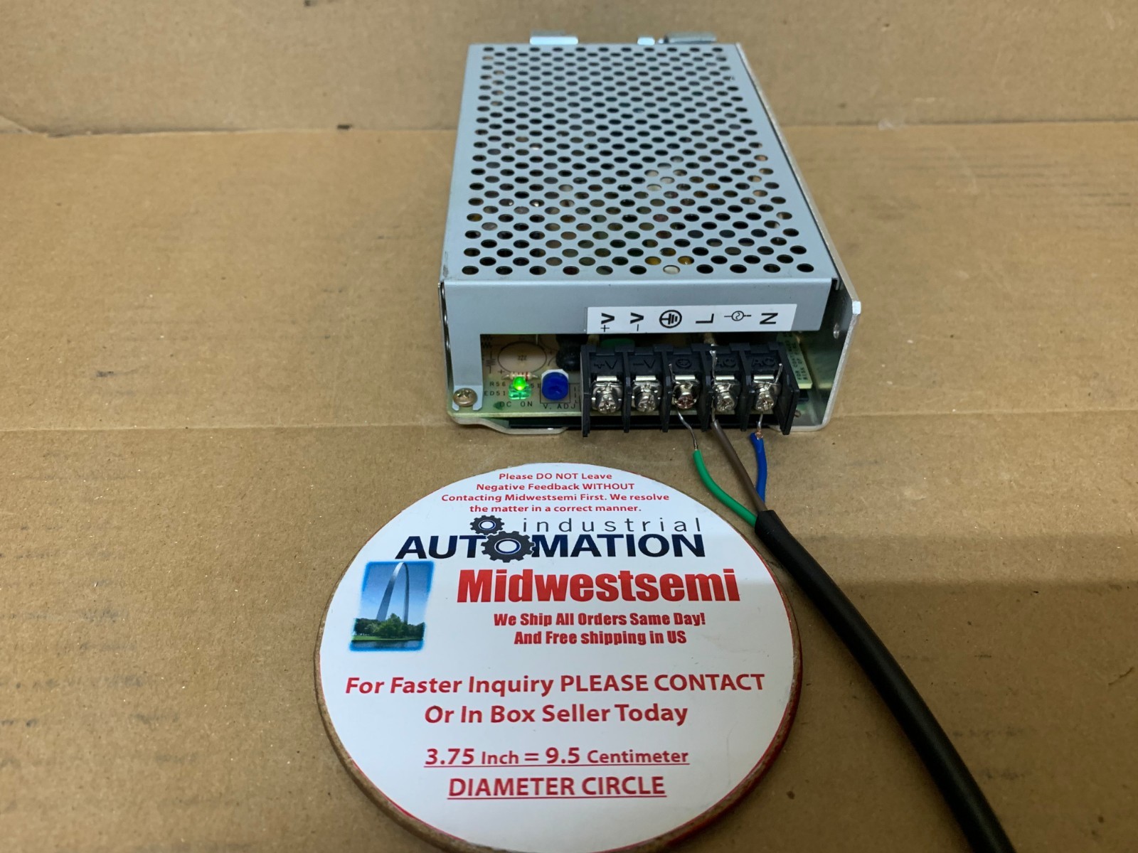 TESTED OMRON S82J-05024DD POWER SUPPLY AC100-240V 50/60HZ 1.4A OUT 24V SHIPSAMDA