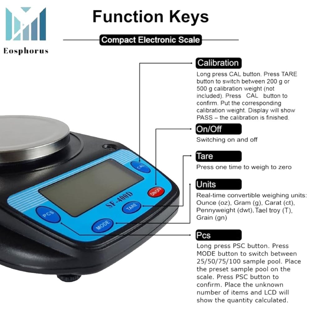 Digital Laboratory Balance 0.01g Precision Lab Scale for Bench Weighing