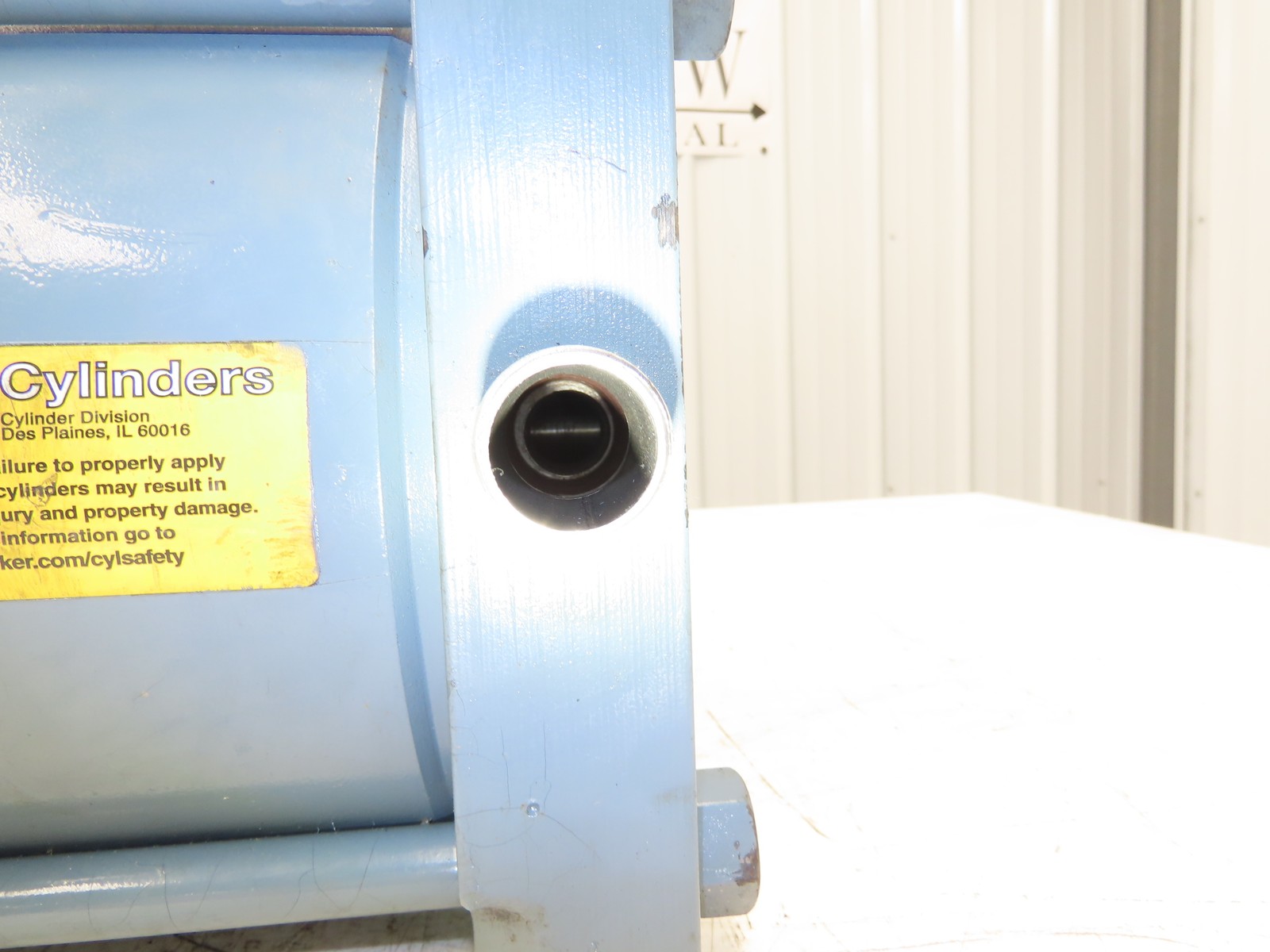 Parker 08.00 JB2AU14 3.000 Pneumatic Air Cylinder 8″ Bore 3″ Stroke 250PSI