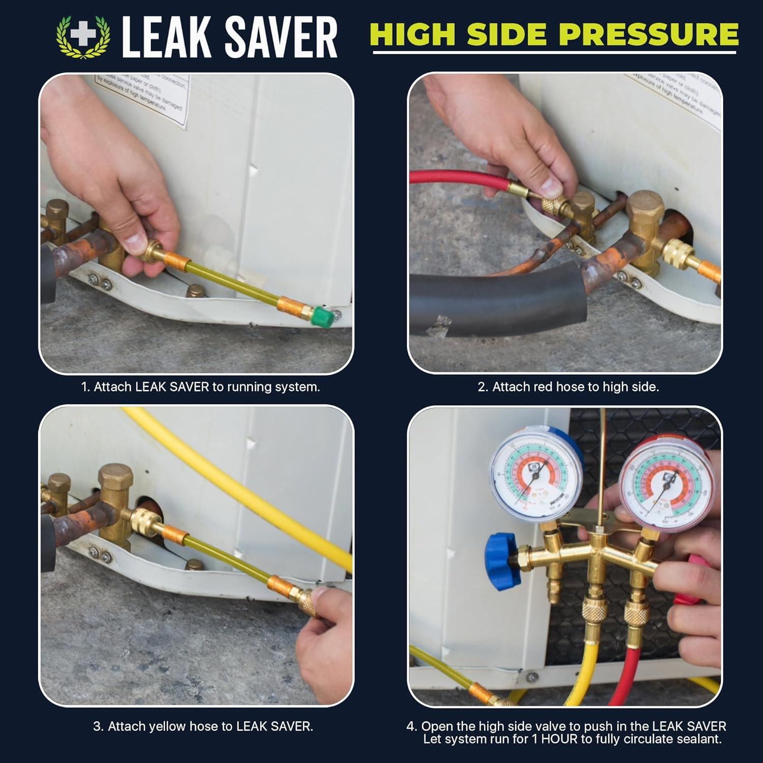 Leak Saver Direct Inject AC Standard System (Up to 5 Tons), 1 Pack