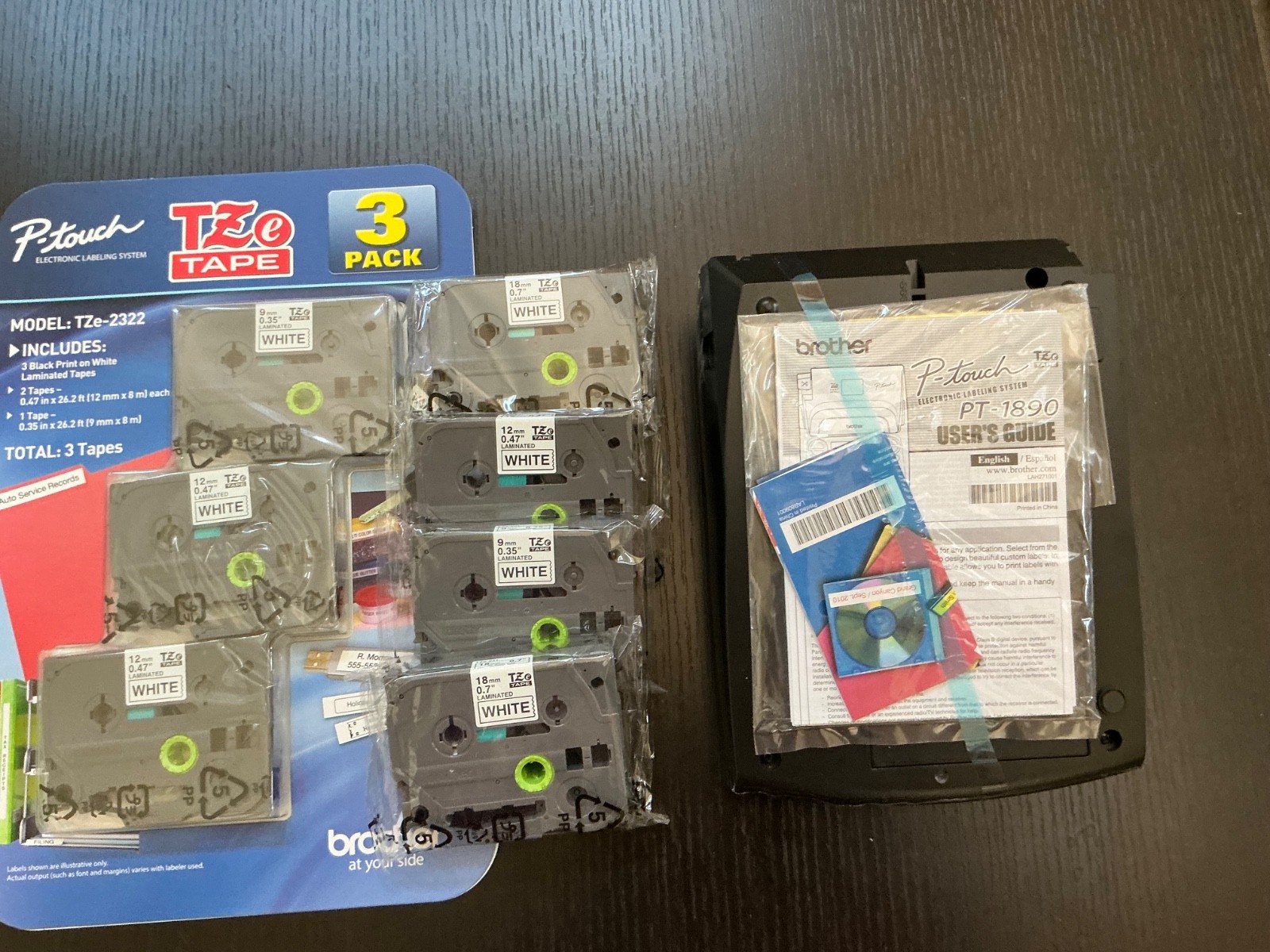Brother P-Touch Electronic Labeling System PT-1890 Brand New Battery Not Includ