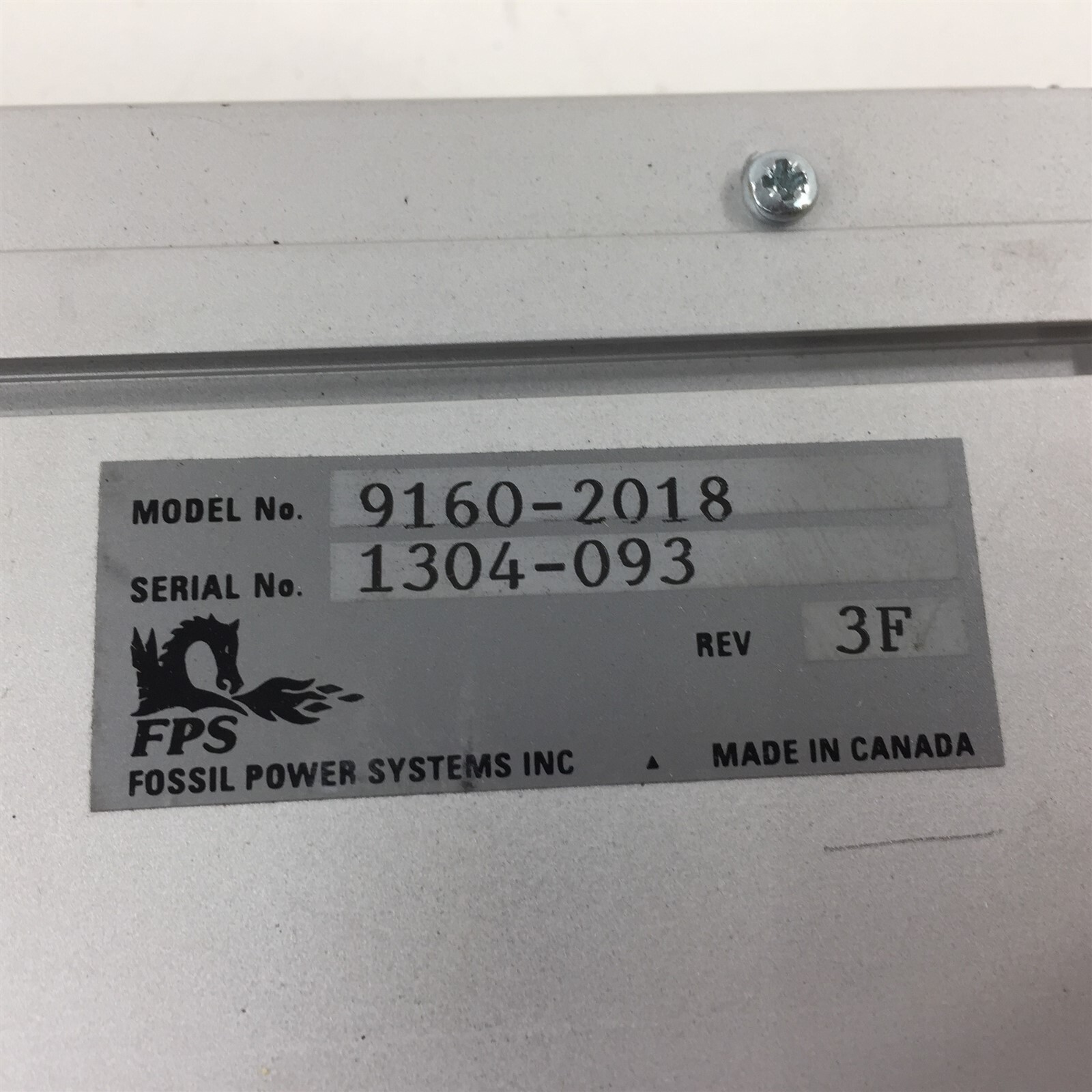 Fossil Power Systems 9160-2018 Flame Sensor