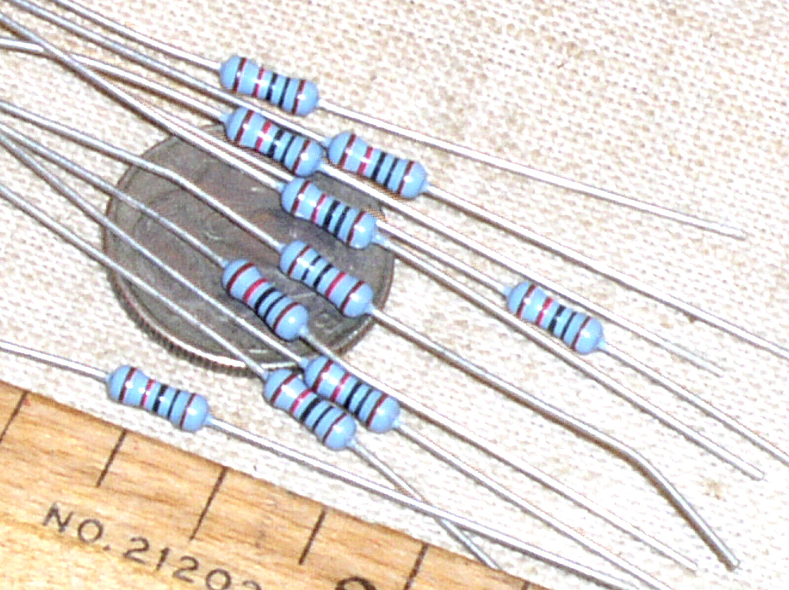 10 NEW 10K 10 K METAL FILM MF 10 KILO OHM 1/4 W .25 W WATT PRECISION 1% RESISTOR