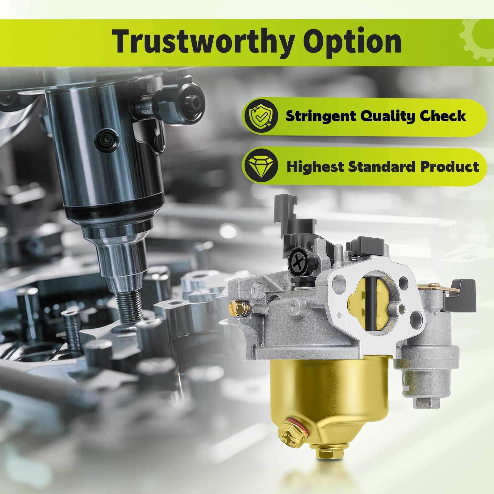 Carburetor For Honda 2KW to 4KW 5.5hp 6.5hp GX160 168FA 168FB 170F Gasoline