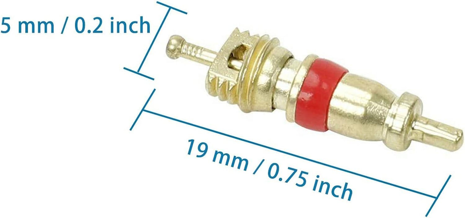 100Pcs Tire Tyre Valve Stem Core Tire Valve Core Remover Tire Repair Pre