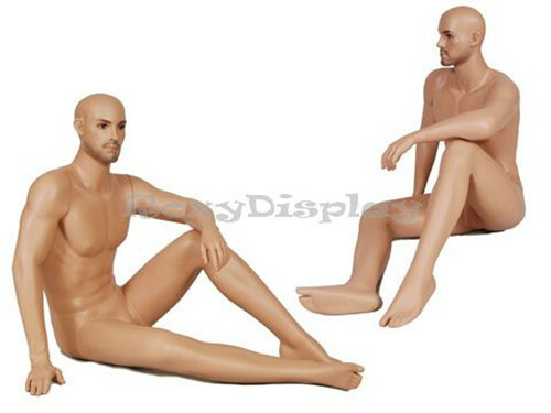 Male sitting pose Mannequin Manequin Manikin Dress Form Display #MZ-GLM1