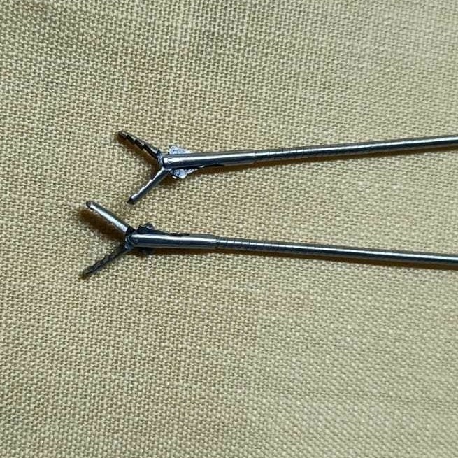 2pc Hysteroscopy Urology Flexible Grasper 5FR 60cm Reusable Surgical Instruments