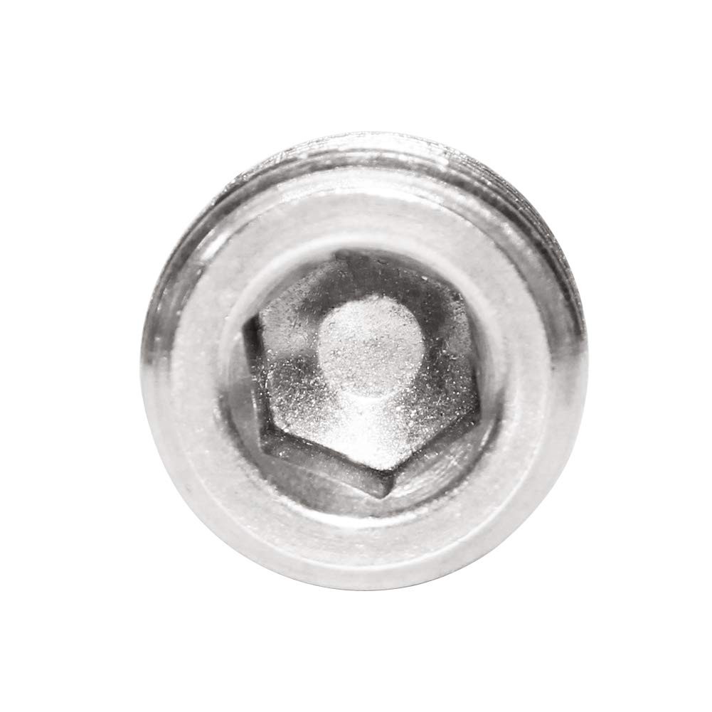 JoyTube 1/8″ NPT Pipe Plug Male Thread Stainless Steel Fitting 1/8 Inch
