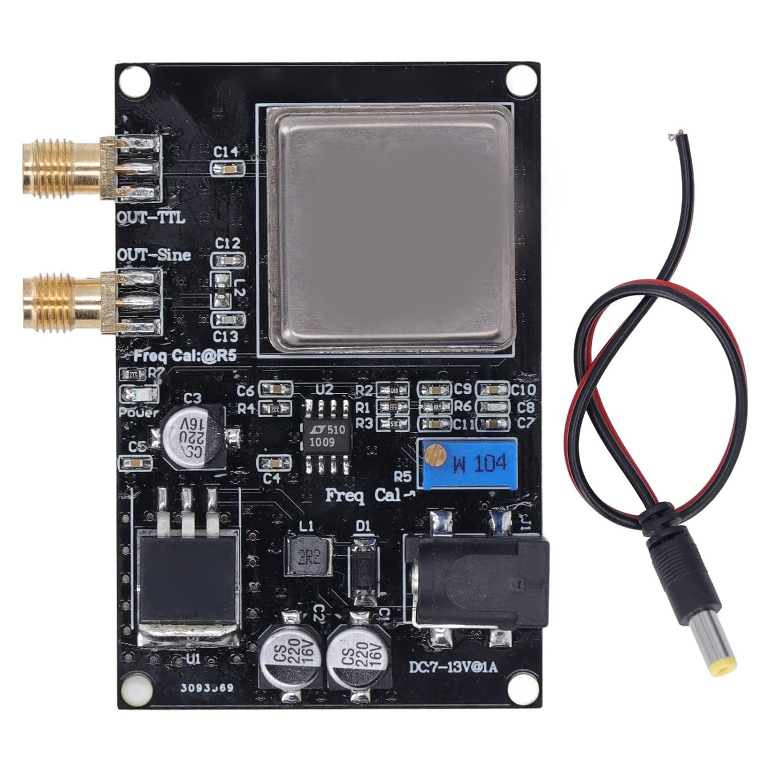 OCXO 10Mhz Frequency Standard Reference Module, Frequency Reference Signal Sourc