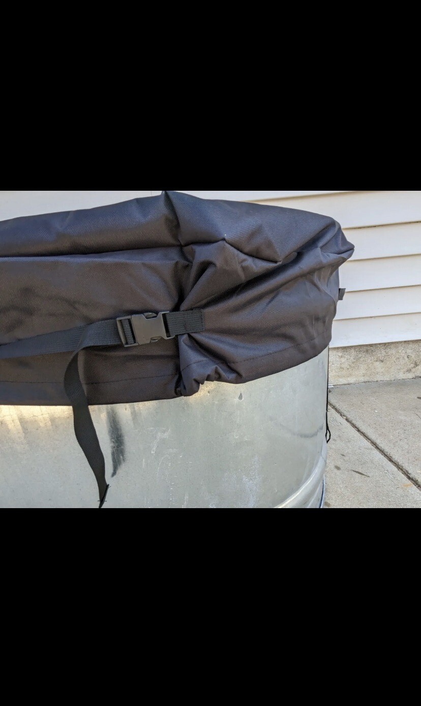 2X2X6 Galvanized Stock Tank Cover Ice Water Therapy Ice Bath Cover Waterproof