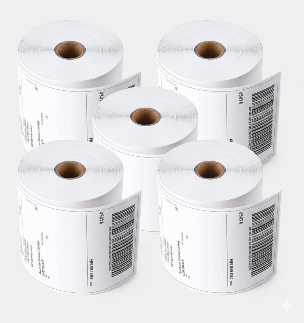 5 Rolls 4×6 Direct Thermal Shipping Labels – 250 per roll – 1250 labels Total