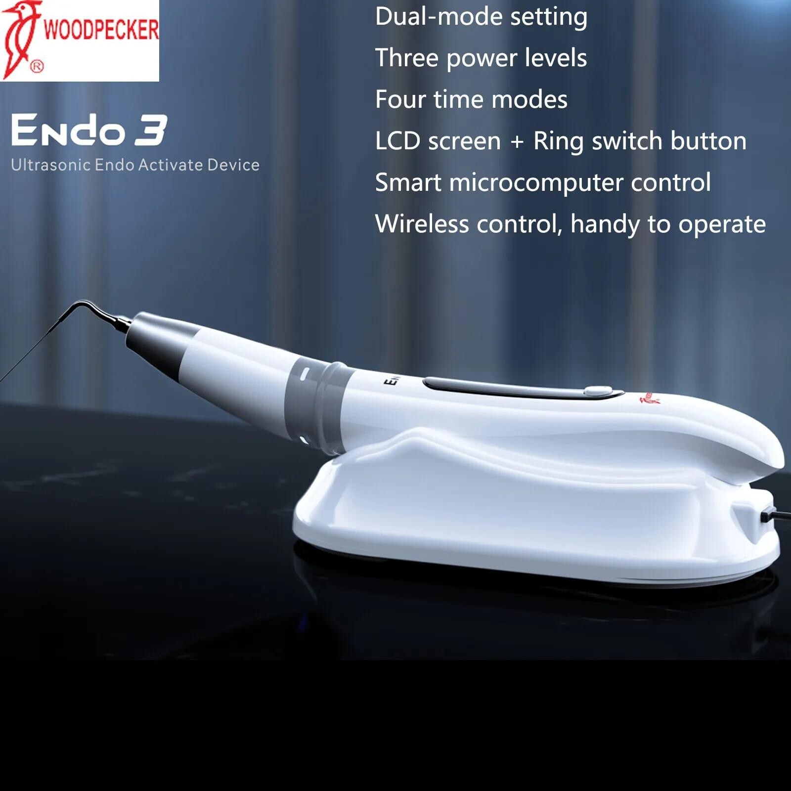 Woodpecker Endo 3 Ultrasonic Endo Activate Device Root Canal WithTips