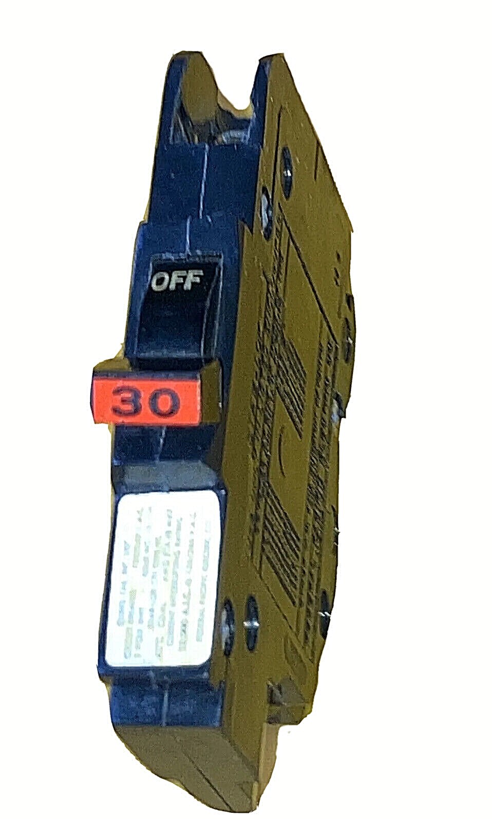 FPE Federal Pacific 30 Amp 1 Pole NC30 Stab-Lok THIN NC Red Handle NC130