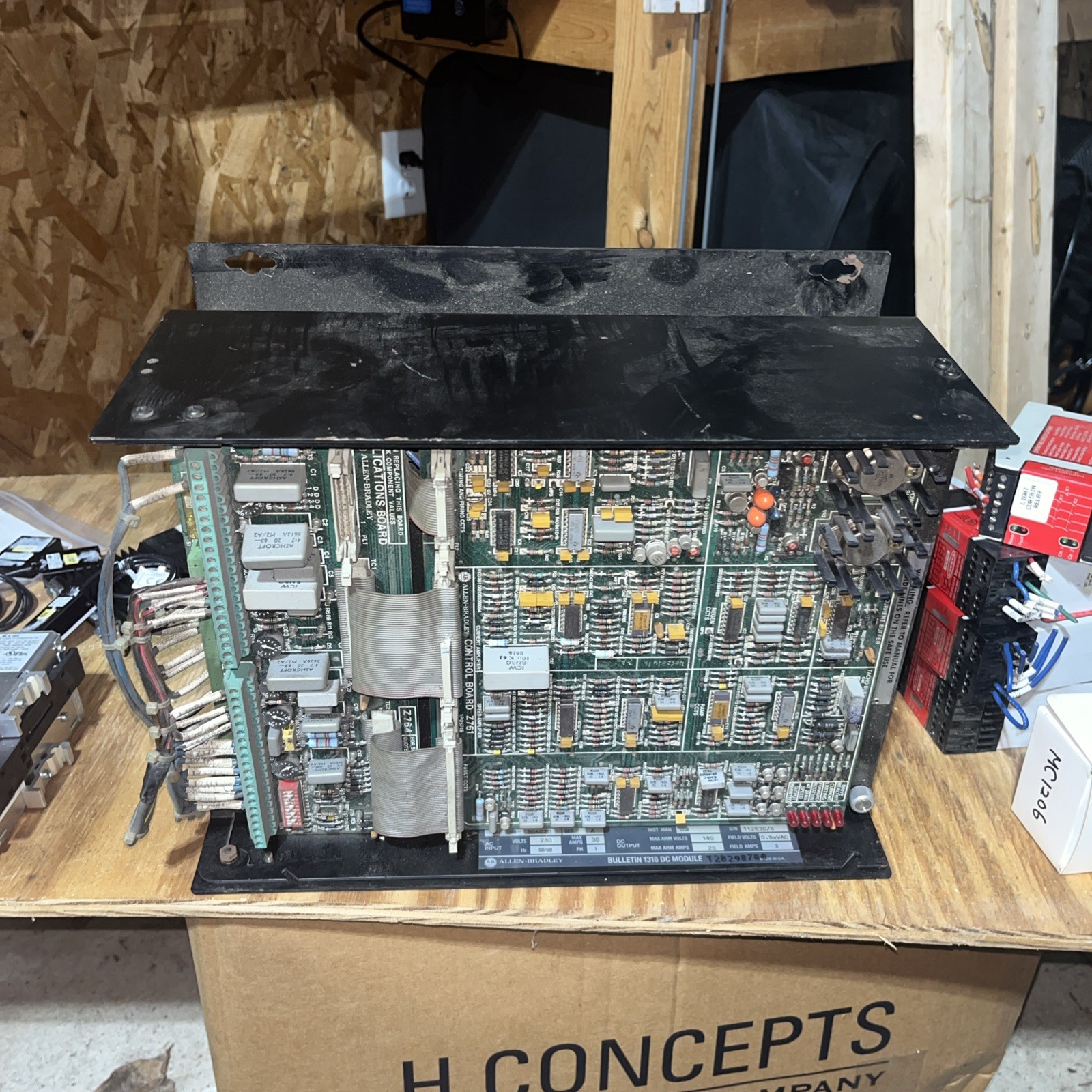 ALLEN BRADLEY 1318-BOA020 SER. Listed as Used Or Not Working Nor Sure