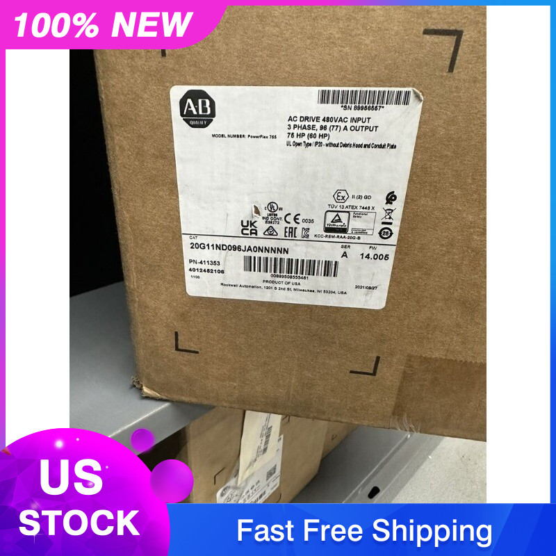 Allen Bradley 20G11ND096JA0NNNNN Powerflex 755 VFD 75HP