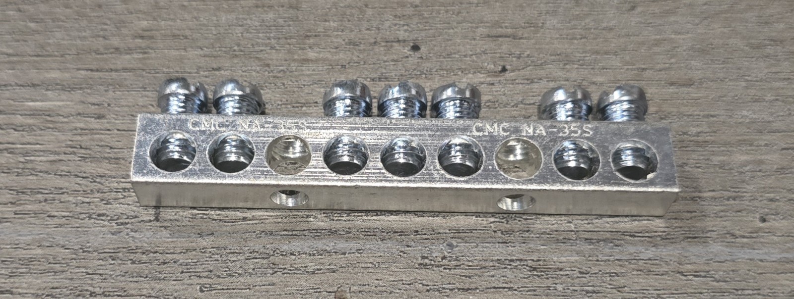 CMC NA-35S Ground Bar 4-14 CU9AL – LOT OF 400! – NEW! Square D Etc Fast Shipping