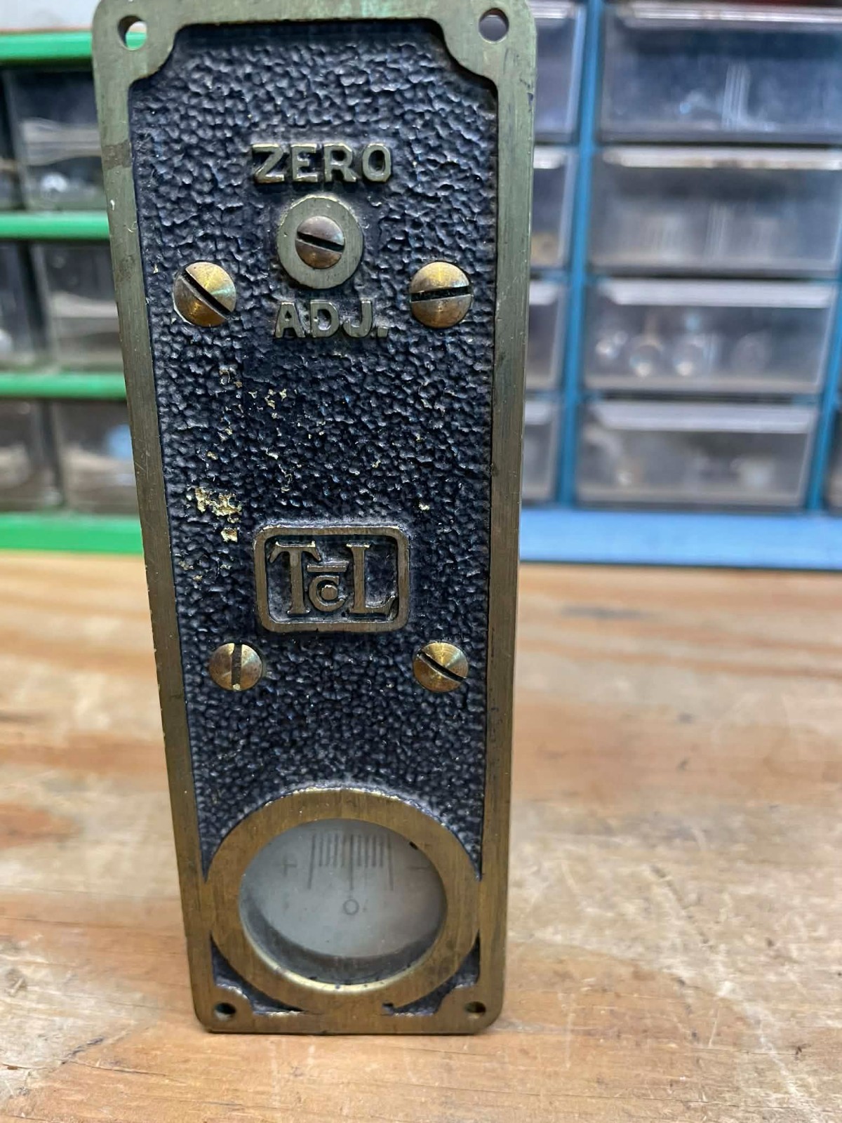 Vintage TL or TCL Electrical Instrument Brass Piece Unknow Model MAKE OFFER