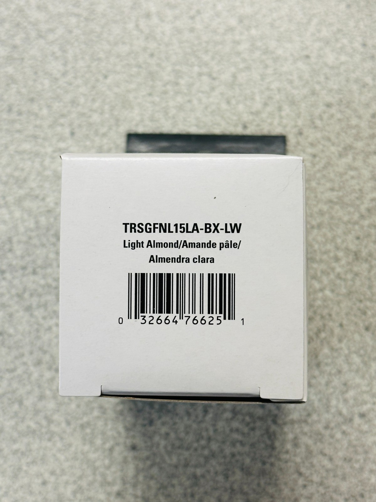 NEW Eaton TRSGFNL15LA GFCI Duplex Receptacle w Night Light 15A 125V TR Lt Almond
