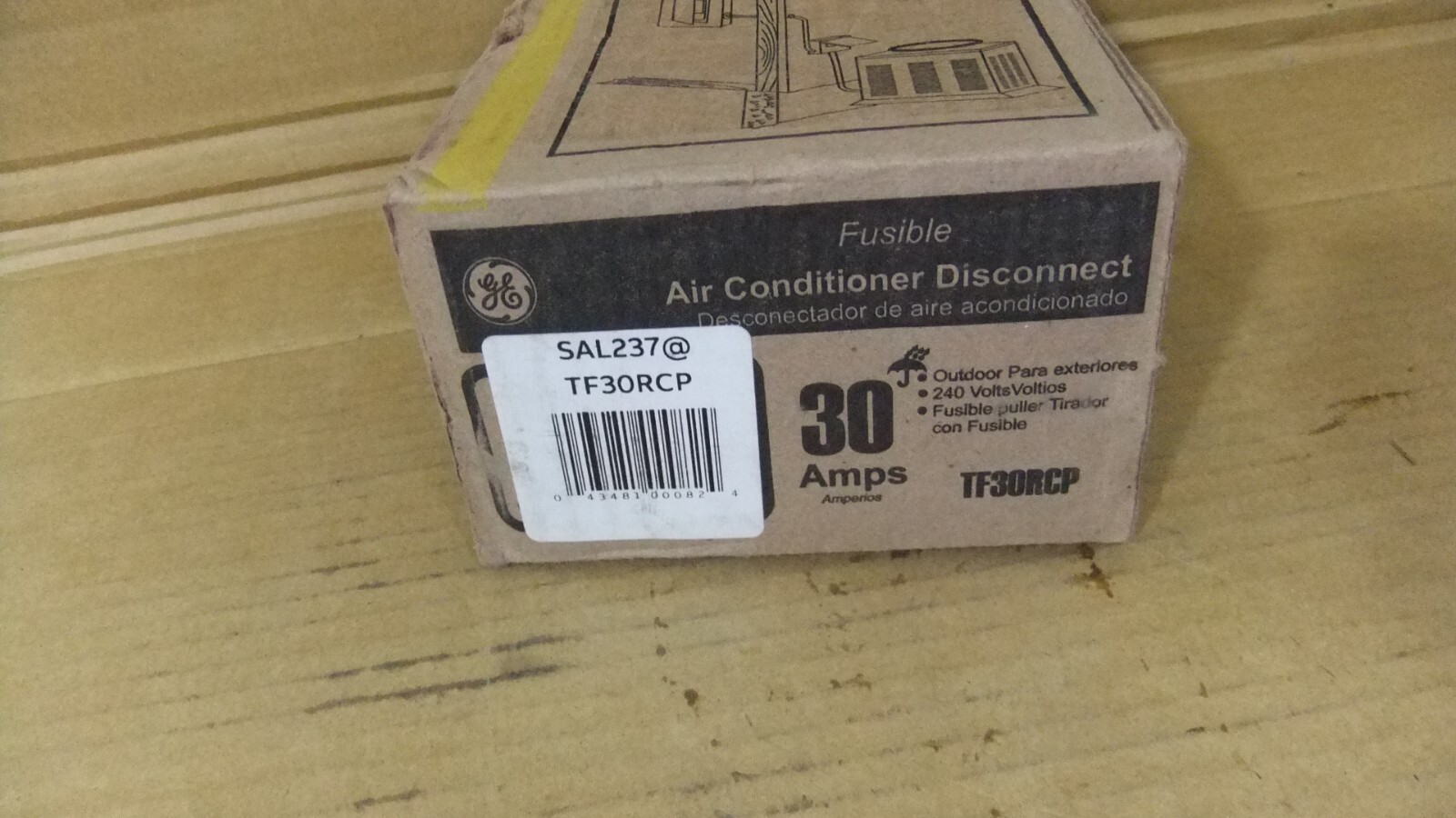 GE TF30RCP 240V 30A AC Disconnect Safety Switch –