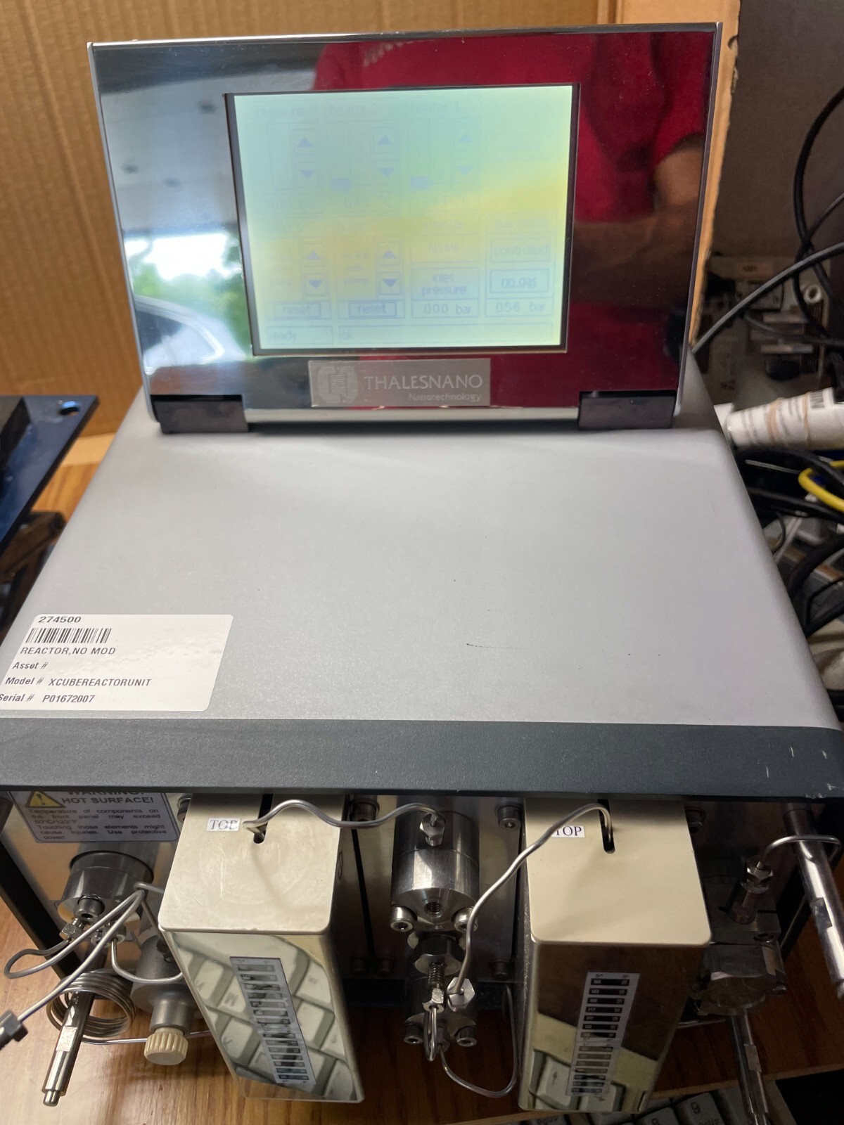 Thales Nano X-Cube REACTOR UNIT Xcube stand Edmund Industrial optics