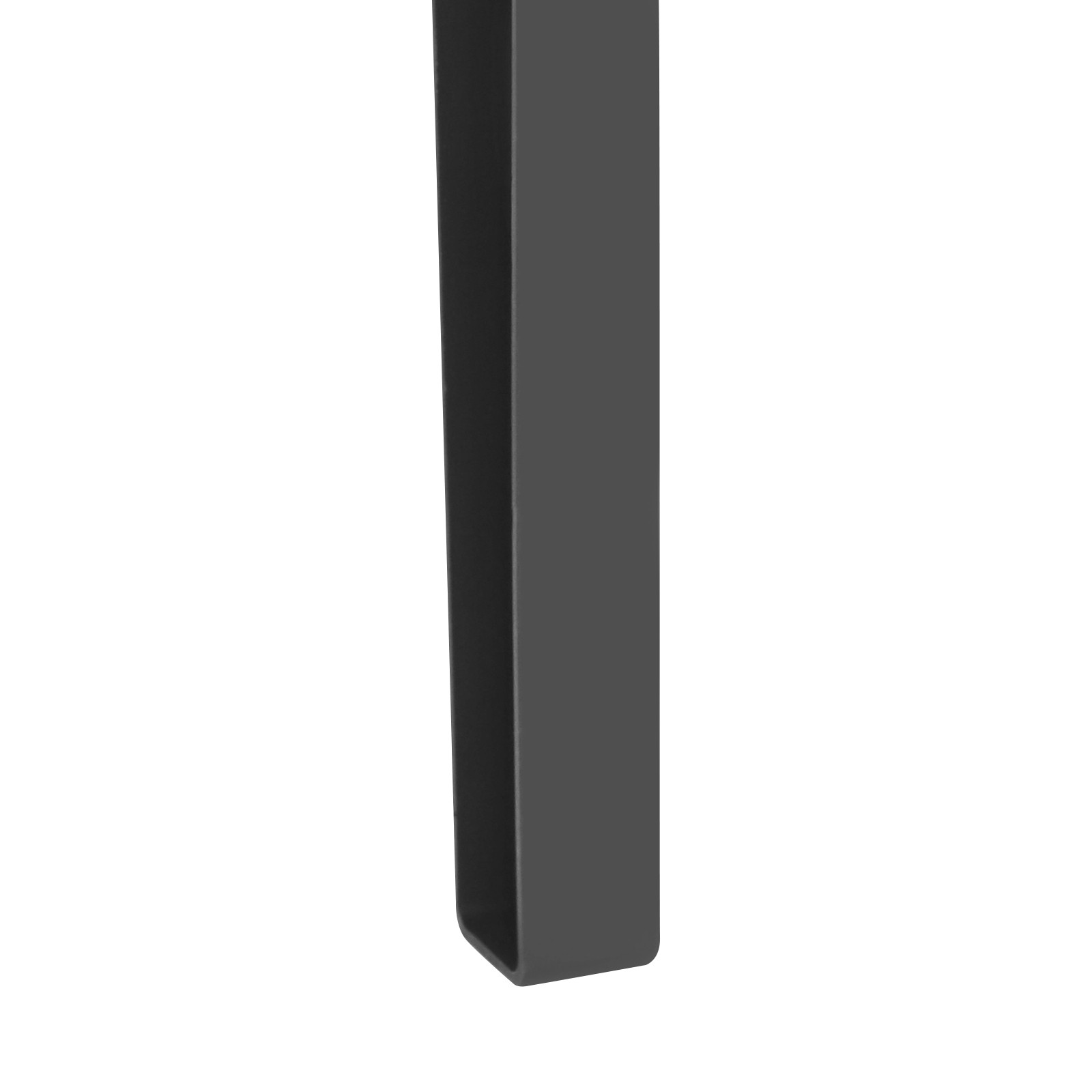 Coffee Table -80x48x36cm- Black Brushed Tabletop Folding Table For Small Place.