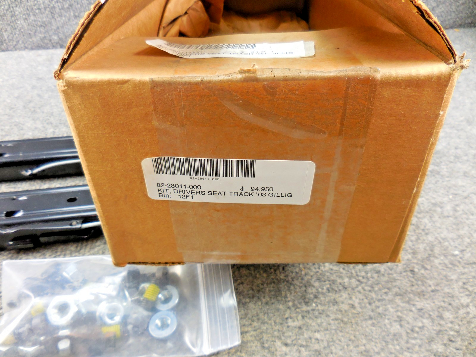 Unused Gillig 82-28011-00 Drivers Seat Track Kit Keiper Recaro 563076 463076