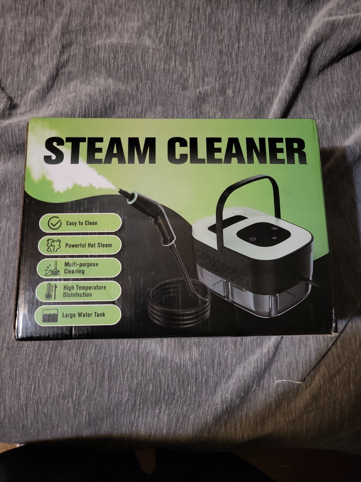 Portable Handheld Steam Cleaner with 16 Accessories, 15s Heat-Up, 221°F